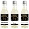 Big Dot of Happiness New Year's Eve - Gold - Mini Wine & Champagne Bottle Label Stickers - 2026 New Years Eve Resolution Party Favor Gift ​- Set of 16
